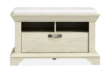 Casique Skoskap 46x99 cm - Hvit - Oppbevaring - Entreoppbevaring