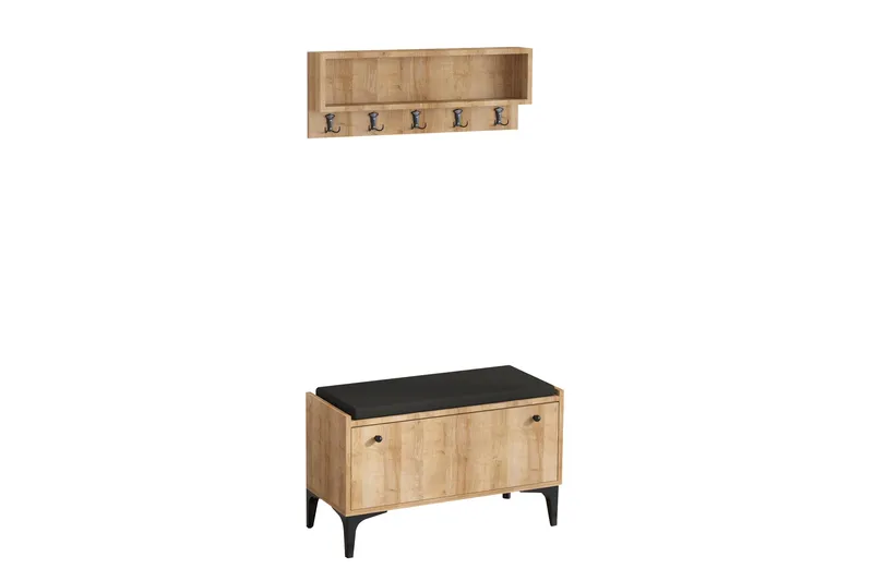 Mamerto Skoskap skap 80x36 cm - Natur - Oppbevaring - Entreoppbevaring