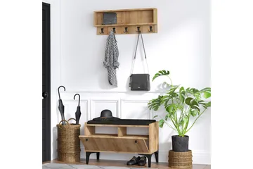 Mamerto Skoskap skap 80x36 cm - Natur - Oppbevaring - Entreoppbevaring