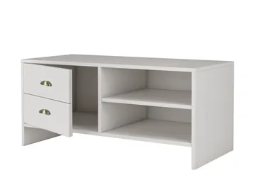 Redrocks Skobenk 45x100 cm - Hvit - Oppbevaring - Entreoppbevaring