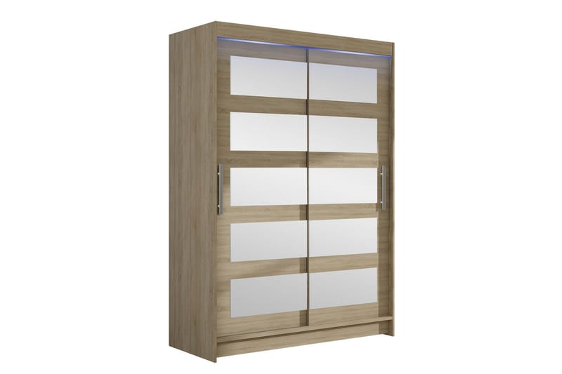 Estella Garderobe med Speil 120x200 cm, Beige