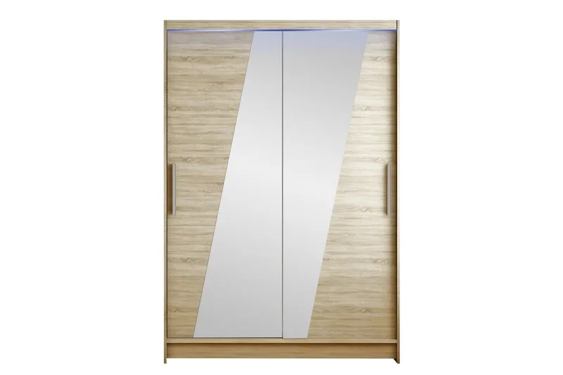 Estella Garderobe med Speil 120x200 cm, Beige