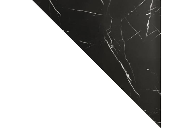 Garderob med Speil Kant Marmesa 200 cm Marmormønster - Hvit/Svart/Gull - Garderober & garderobesystem