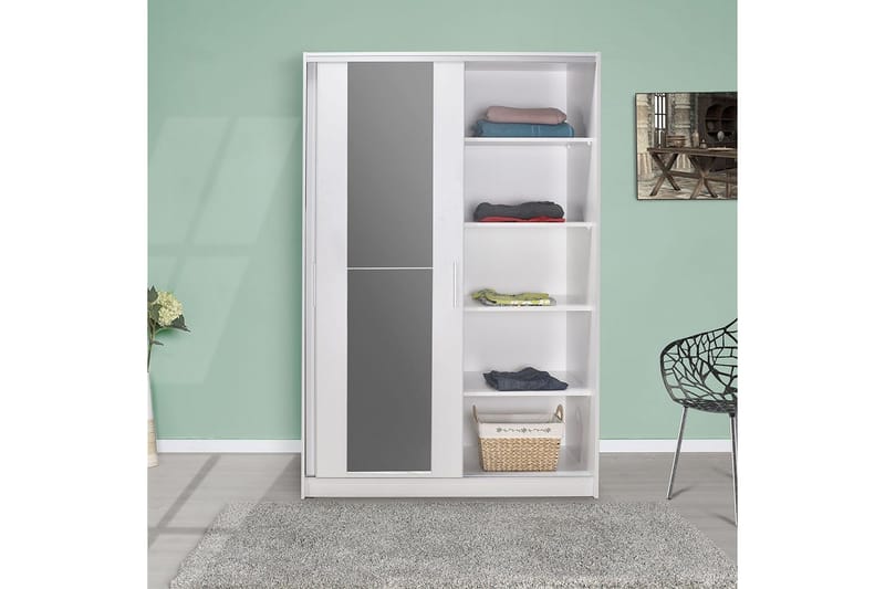 Garderobe Jovel Hvit - Hvit - Oppbevaring - Garderober & garderobesystem
