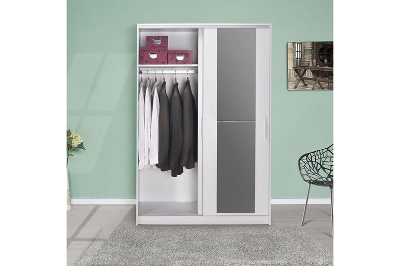 Garderobe Jovel Hvit - Hvit - Oppbevaring - Garderober & garderobesystem