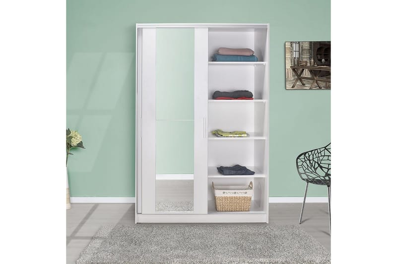 Garderobe Jovel Hvit - Hvit - Oppbevaring - Garderober & garderobesystem