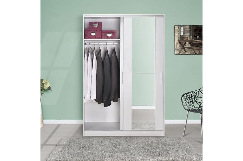 Garderobe Jovel Hvit - Hvit - Oppbevaring - Garderober & garderobesystem