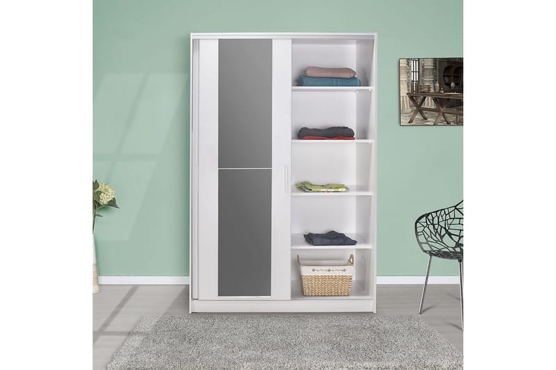 Garderobe Jovel Hvit - Hvit - Oppbevaring - Garderober & garderobesystem