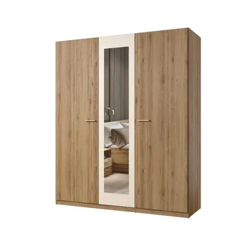 Garderobe Vertina 3 Dører 1 Speil - Oppbevaring - Garderober & garderobesystem