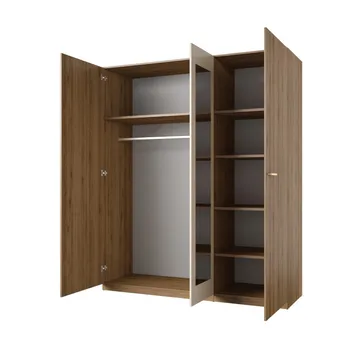 Garderobe Vertina 3 Dører 1 Speil - Oppbevaring - Garderober & garderobesystem