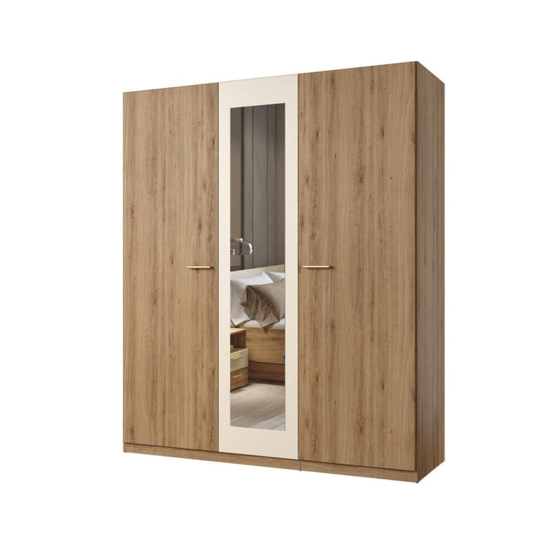 Garderobe Vertina 3 Dører 1 Speil