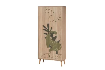 Bertoaria Garderobe 80x190 cm Brun
