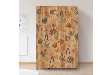 Leva Garderobeskap 120x189 cm Brun