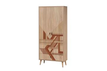 Bertoaria Garderobe 80x190 cm Brun