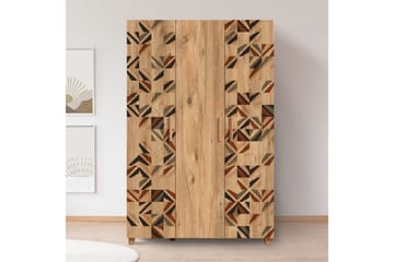 Leva Garderobeskap 120x189 cm Brun - Hanah Home - Oppbevaring - Garderober & garderobesystem