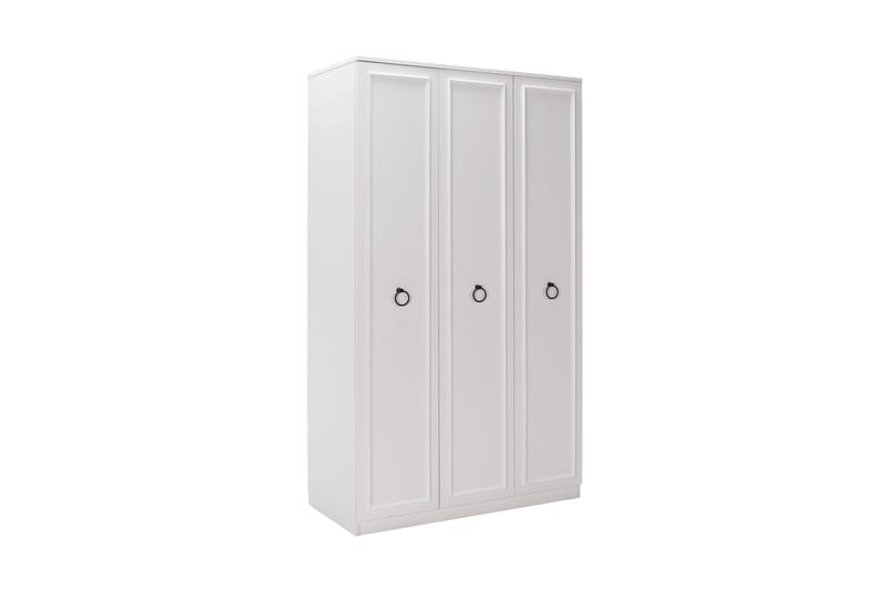 Ajra Garderobe 103x185 cm Hvit - Hanah Home - Oppbevaring - Garderober & garderobesystem