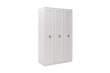 Ajra Garderobe 103x185 cm Hvit - Hanah Home - Oppbevaring - Garderober & garderobesystem