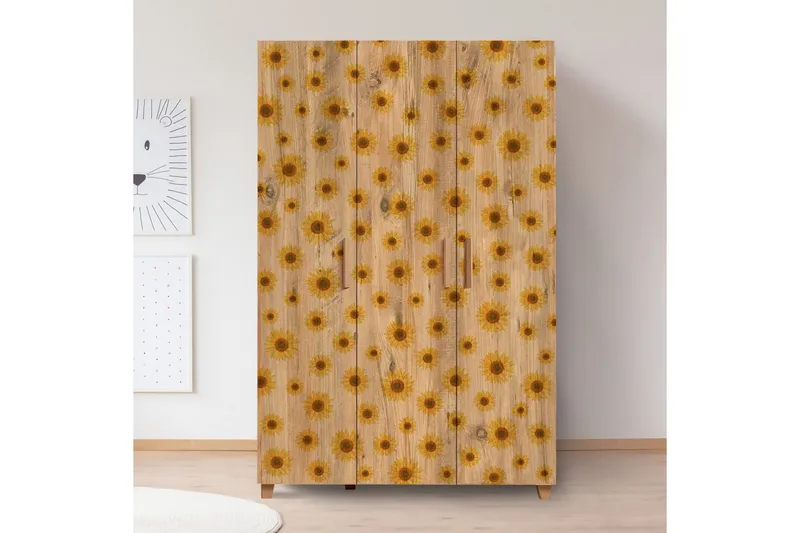 Leva Garderobeskap 120x189 cm Brun, Hanah Home