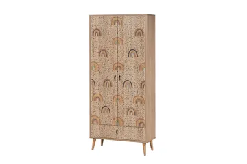 Bertoaria Garderobe 80x190 cm Brun