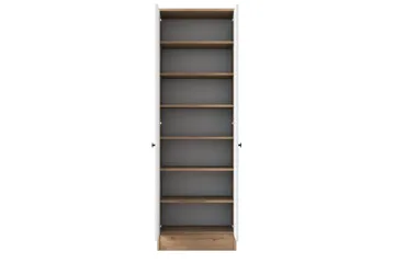 Hooda Garderobeskap 59,8x182,8 cm Brun/Hvit - Hanah Home - Oppbevaring - Garderober & garderobesystem