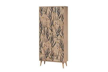 Bertoaria Garderobe 80x190 cm Brun