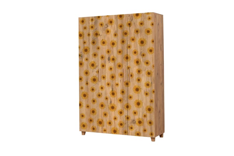 Leva Garderobeskap 120x189 cm Brun - Hanah Home - Oppbevaring - Garderober & garderobesystem