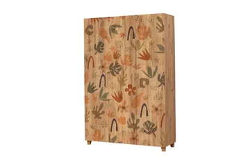 Leva Garderobeskap 120x189 cm Brun - Hanah Home - Oppbevaring - Garderober & garderobesystem