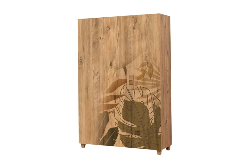 Leva Garderobeskap 120x189 cm Brun, Hanah Home