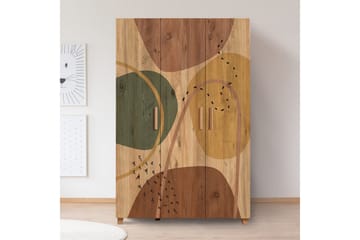 Leva Garderobeskap 120x189 cm Brun - Hanah Home - Oppbevaring - Garderober & garderobesystem