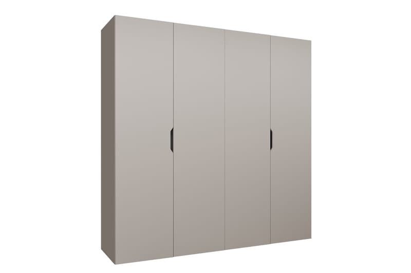 Abano Garderobeskap 52x202 cm - Brun - Oppbevaring - Garderober & garderobesystem