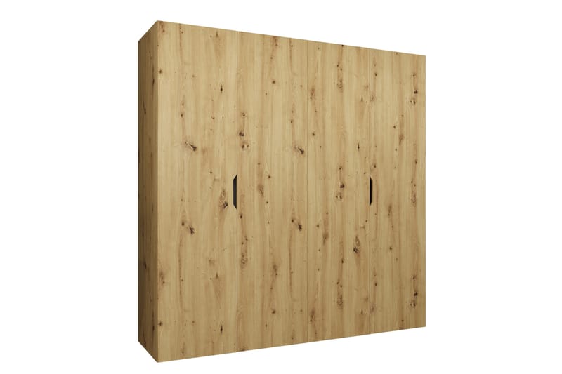 Abano Garderobeskap 52x202 cm - Brun - Oppbevaring - Garderober & garderobesystem
