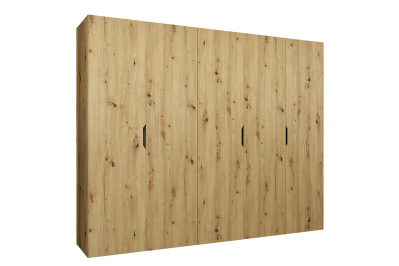 Abano Garderobeskap 52x202 cm - Brun - Oppbevaring - Garderober & garderobesystem