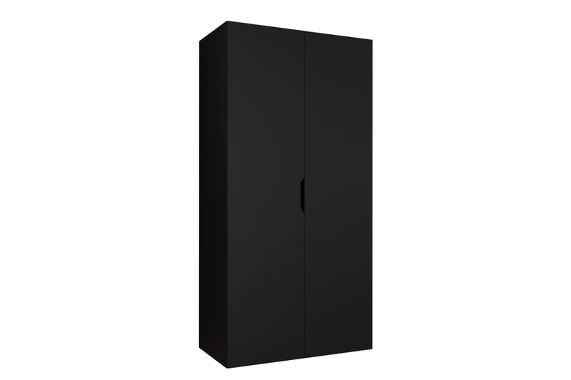 Abano Garderobeskap 52x202 cm - Brun/Hvit/Lysegrå/Sort - Oppbevaring - Garderober & garderobesystem