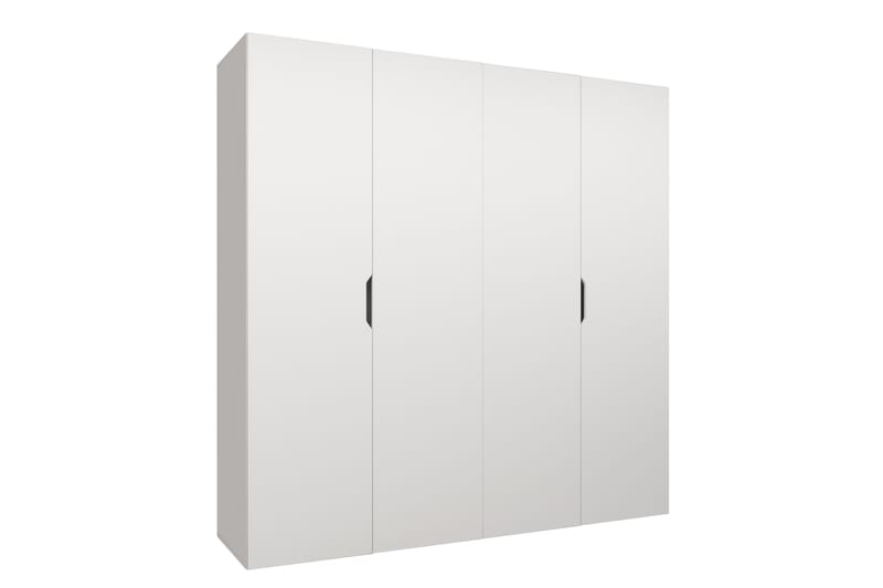 Abano Garderobeskap 52x202 cm - Hvit - Oppbevaring - Garderober & garderobesystem