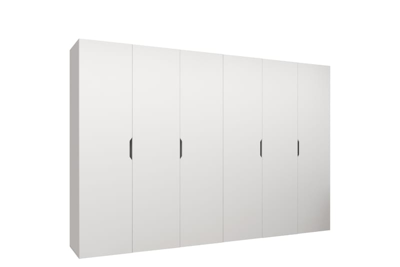 Abano Garderobeskap 52x202 cm - Hvit - Oppbevaring - Garderober & garderobesystem