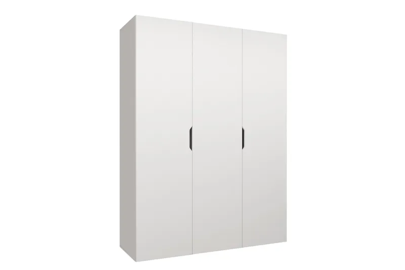 Abano Garderobeskap 52x202 cm i Malt Tre, Hvit