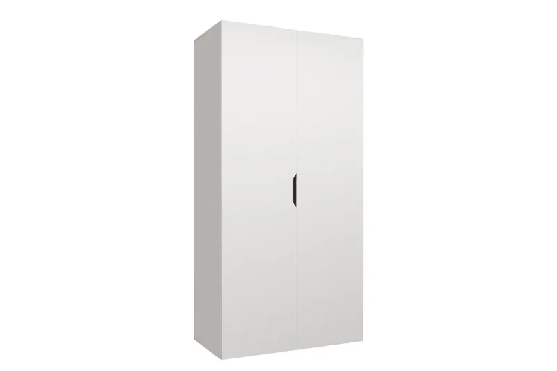 Abano Garderobeskap 52x202 cm i Malt Tre, Hvit