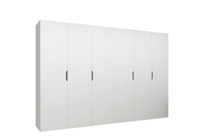 Abano Garderobeskap 52x202 cm i Tre, Hvit