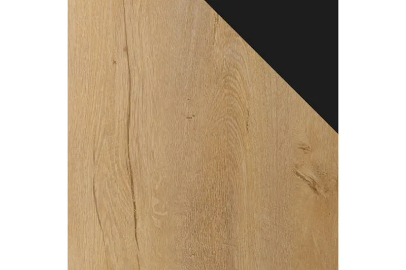 Abricot Garderobe med Speil 180x216x65 cm - Svart - Oppbevaring - Garderober & garderobesystem