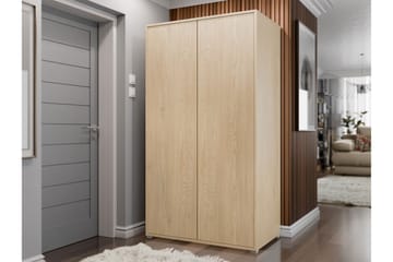 Agawal Garderob 100x178 cm - Brun - Oppbevaring - Garderober & garderobesystem