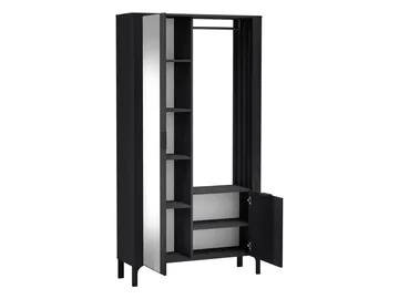 Aggarwal Garderobeskap med Speil 105 cm - Oppbevaring - Garderober & garderobesystem
