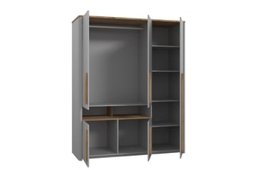 Ahmetbay Garderobe 59x158 cm - Grå/Brun - Oppbevaring - Garderober & garderobesystem