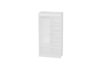 Akser Garderobe 90 cm i Malt Tre - Hvit - Oppbevaring - Garderober & garderobesystem