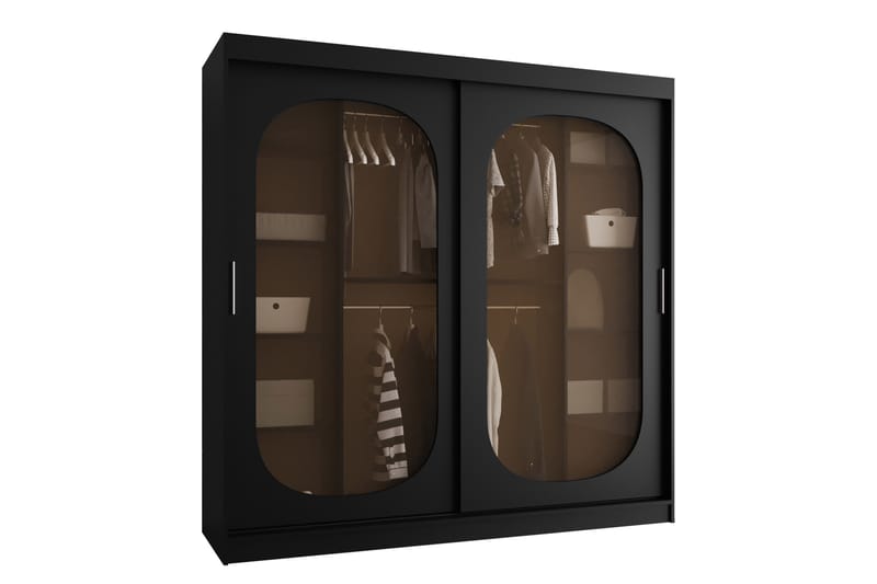 Allegra Garderobe 200x200 cm, Svart