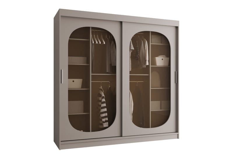 Allegra Garderobe 200x200 cm, Svart