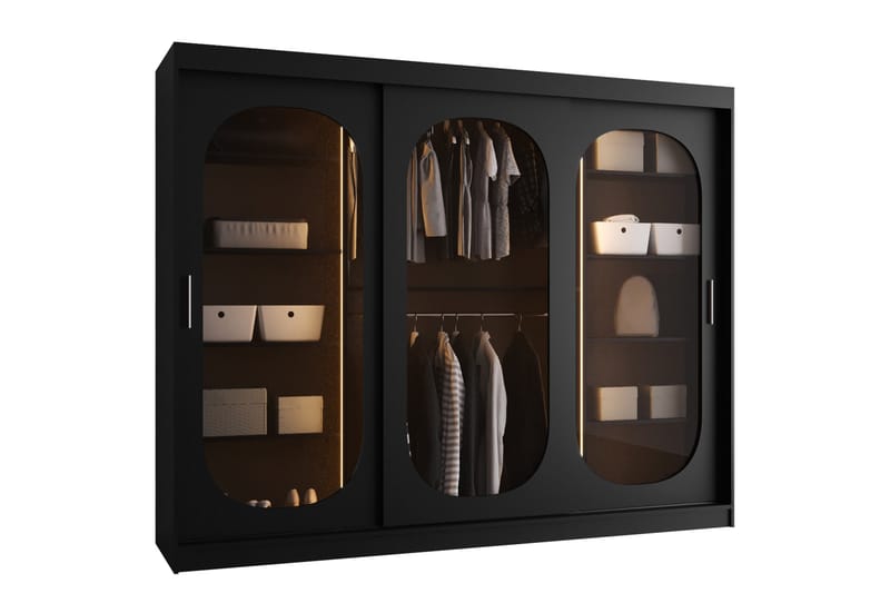 Allegra Garderobeskap 250x200 cm, Hvit