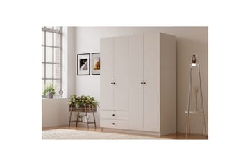 Alven Garderobe 120x180 cm - Matt Hvit - Oppbevaring - Garderober & garderobesystem