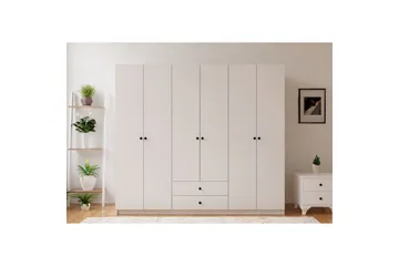 Alven Garderobe 180x180 cm - Matt Hvit - Oppbevaring - Garderober & garderobesystem