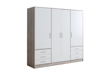 Ashgate Garderobe 207 cm - Brun/Hvit - Oppbevaring - Garderober & garderobesystem