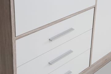 Ashgate Garderobe 207 cm - Brun/Hvit - Oppbevaring - Garderober & garderobesystem